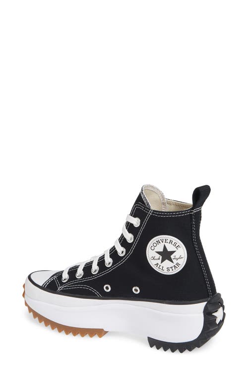 Shop Converse Chuck Taylor® All Star® Run Star Hike High Top Platform Sneaker In Black/white/gum