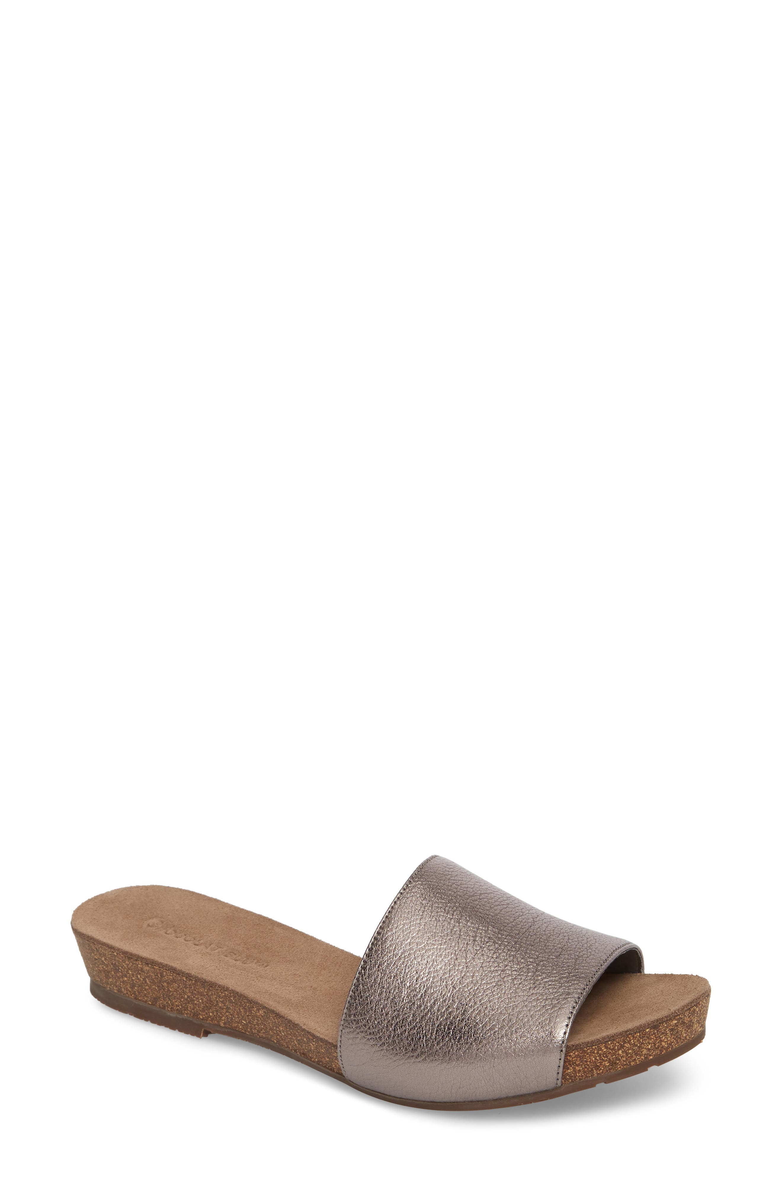Chocolat Blu Viveca Slide Sandal, Grey