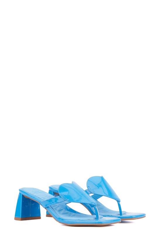 Shop Olivia Miller Lover Gurl Sandal In Neon Blue