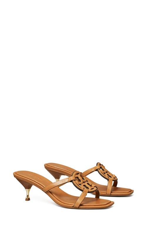 Tory Burch Miller Bombé Kitten Heel Sandal Caramel Corn at Nordstrom,