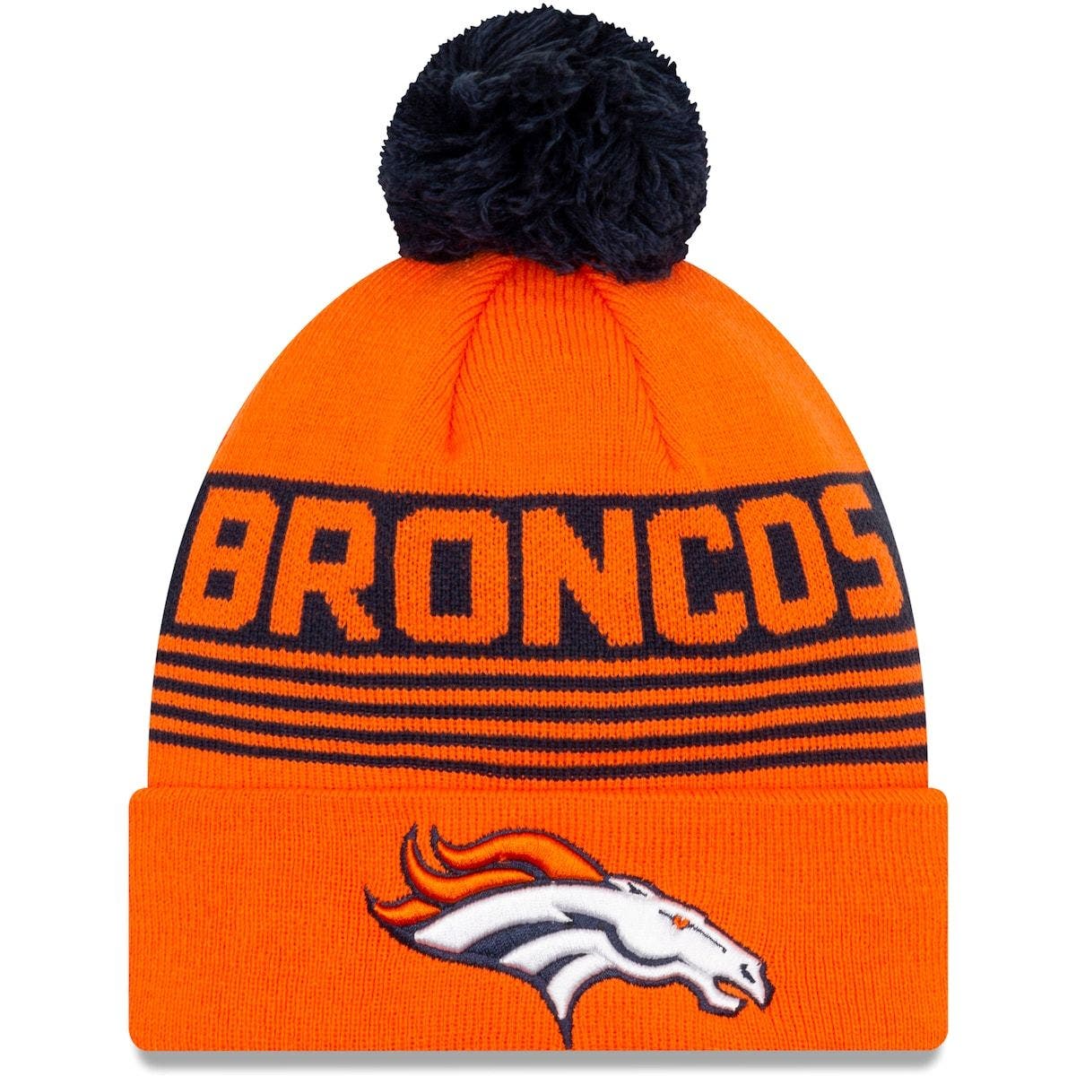 denver broncos bobble hat