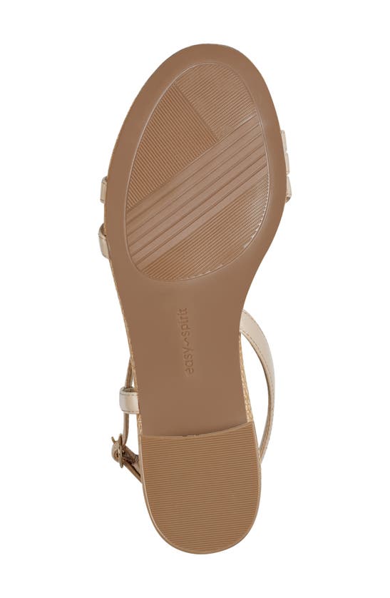 Shop Easy Spirit Glenni Asymmetric Strappy Sandal In Light Natural