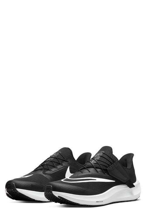 Shop Nike Air Zoom Pegasus 39 Flyease Running Shoe In Black/dark Smoke Grey/white