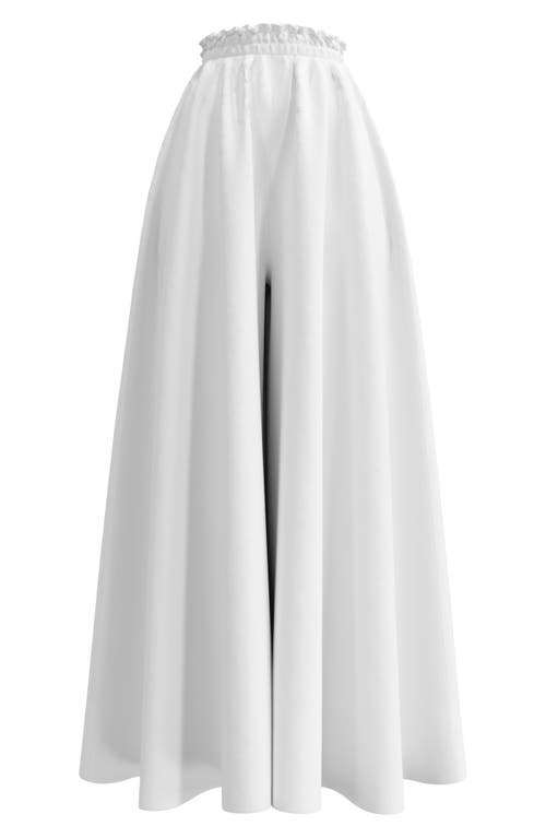 DIARRABLU Jant Solid Palazzo Pants in White