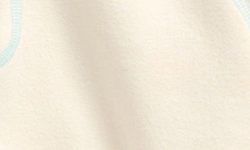 Shop Zella Girl Kids' Runyon Half Zip Pullover In White Whisper