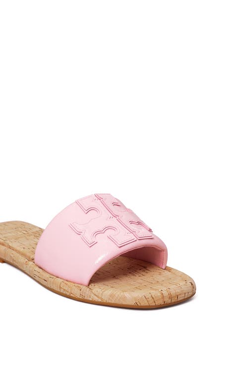 TORY BURCH TORY BURCH DOUBLE-T LEATHER SPORT SLIDE SANDAL 