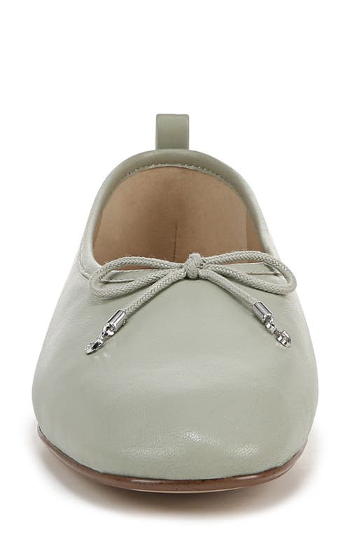 Shop Sam Edelman Ari Ballet Flat In Silver Sage