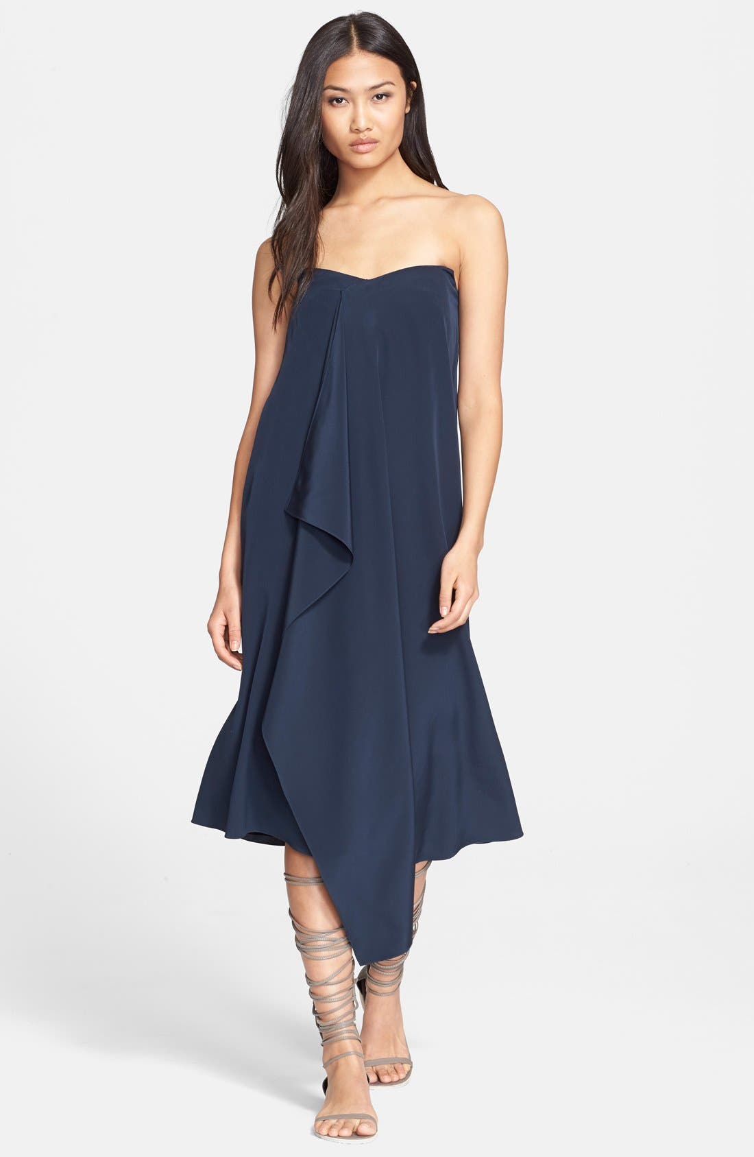 tibi strapless dress