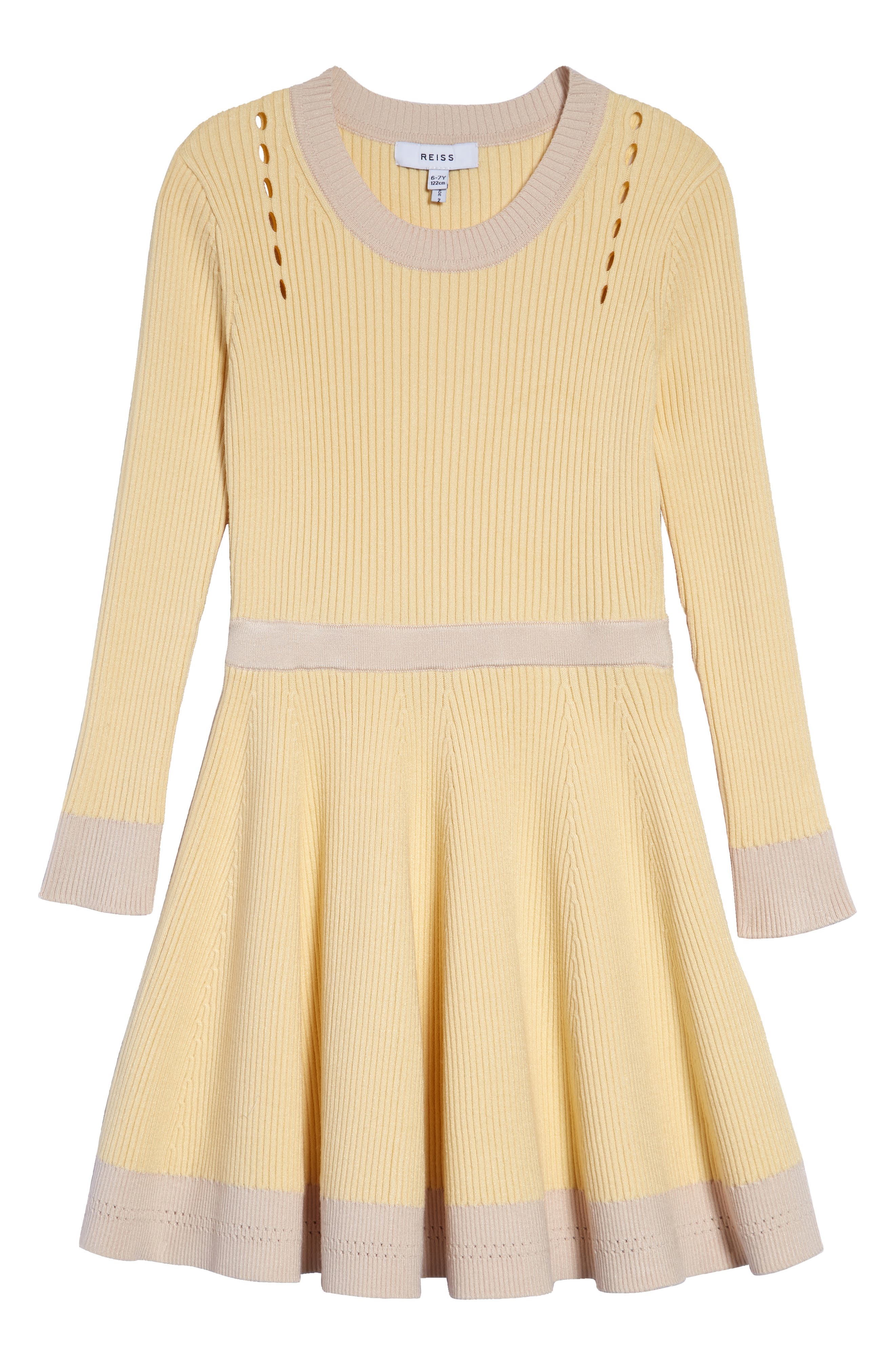 girls white sweater dress