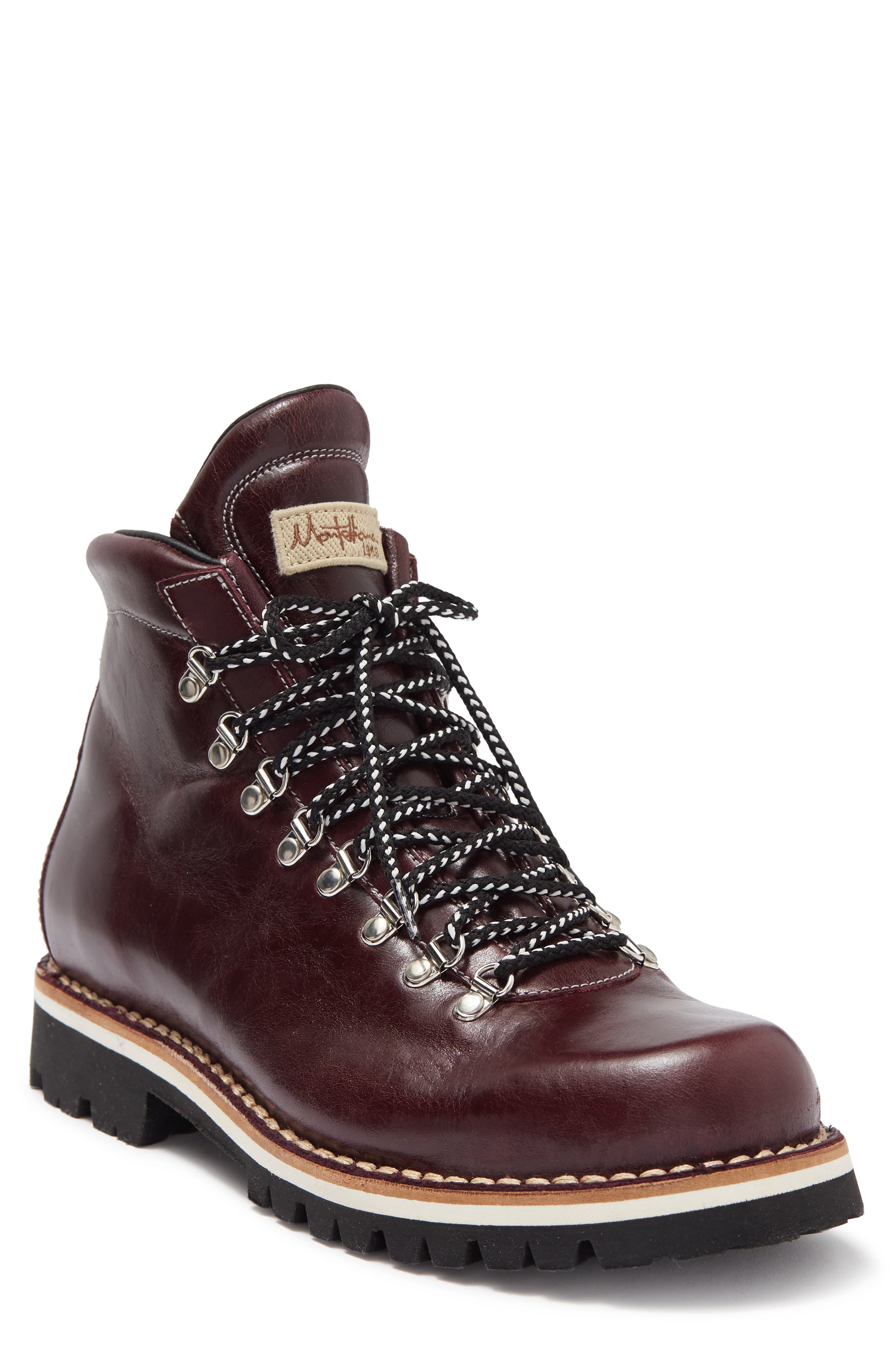 Montelliana 1965 Moena Lace-up Boot In Wine Red | ModeSens