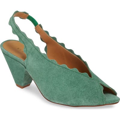 Klub Nico Amelia Scallop Slingback Sandal, Green