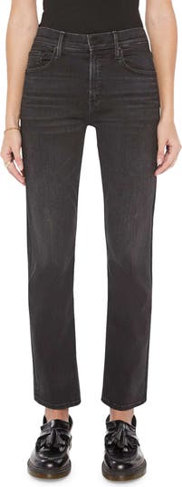MOTHER The Smarty Pants Hover Leg Nordstrom High | Straight Waist Jeans