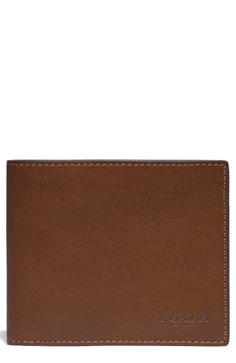 Fossil Brown St. Louis Cardinals Leather Derrick Front Pocket Bifold Wallet