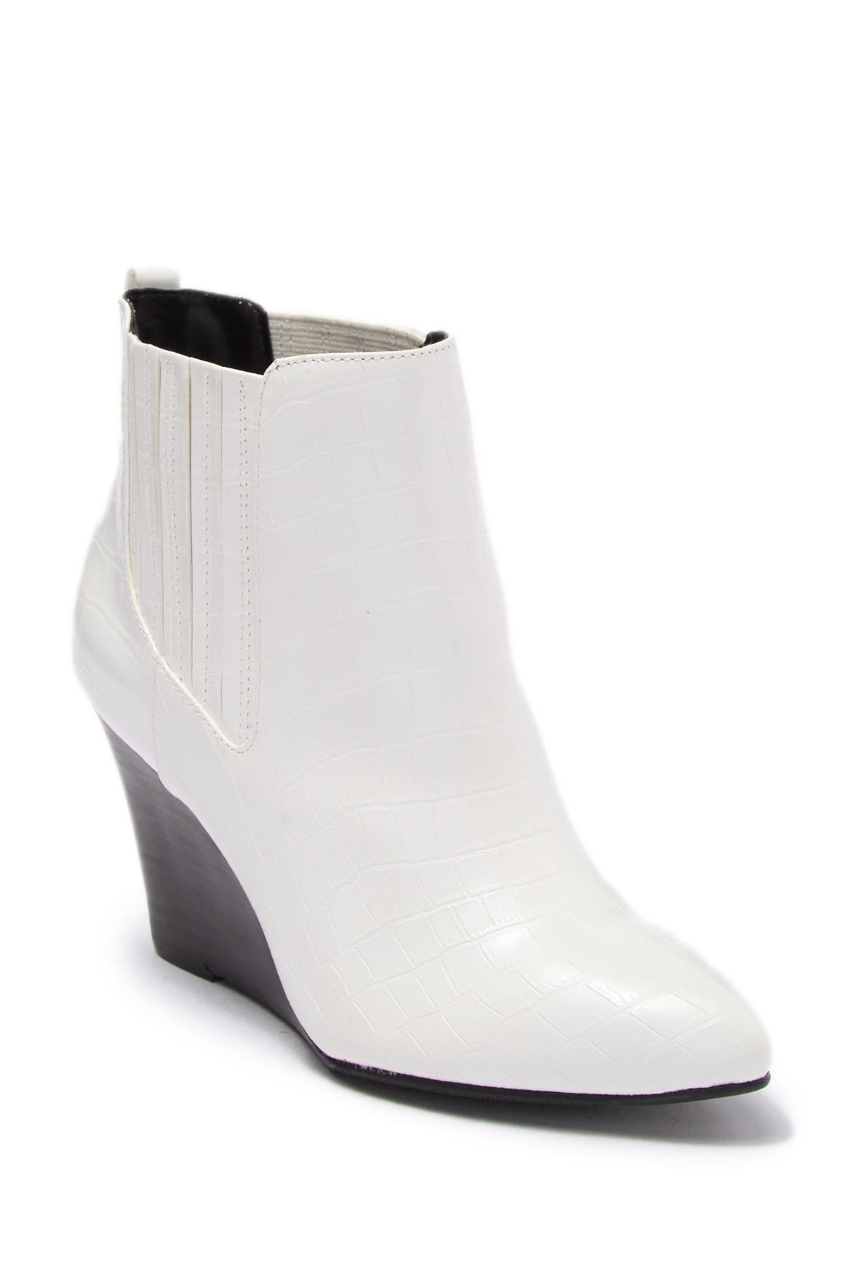 report wedge booties