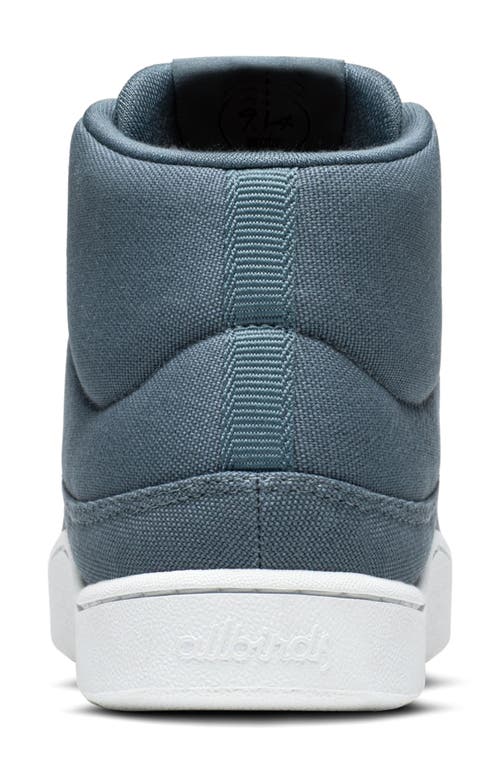 Shop Allbirds Pacer Canvas Mid Top Sneaker In Calm Teal/blizzard