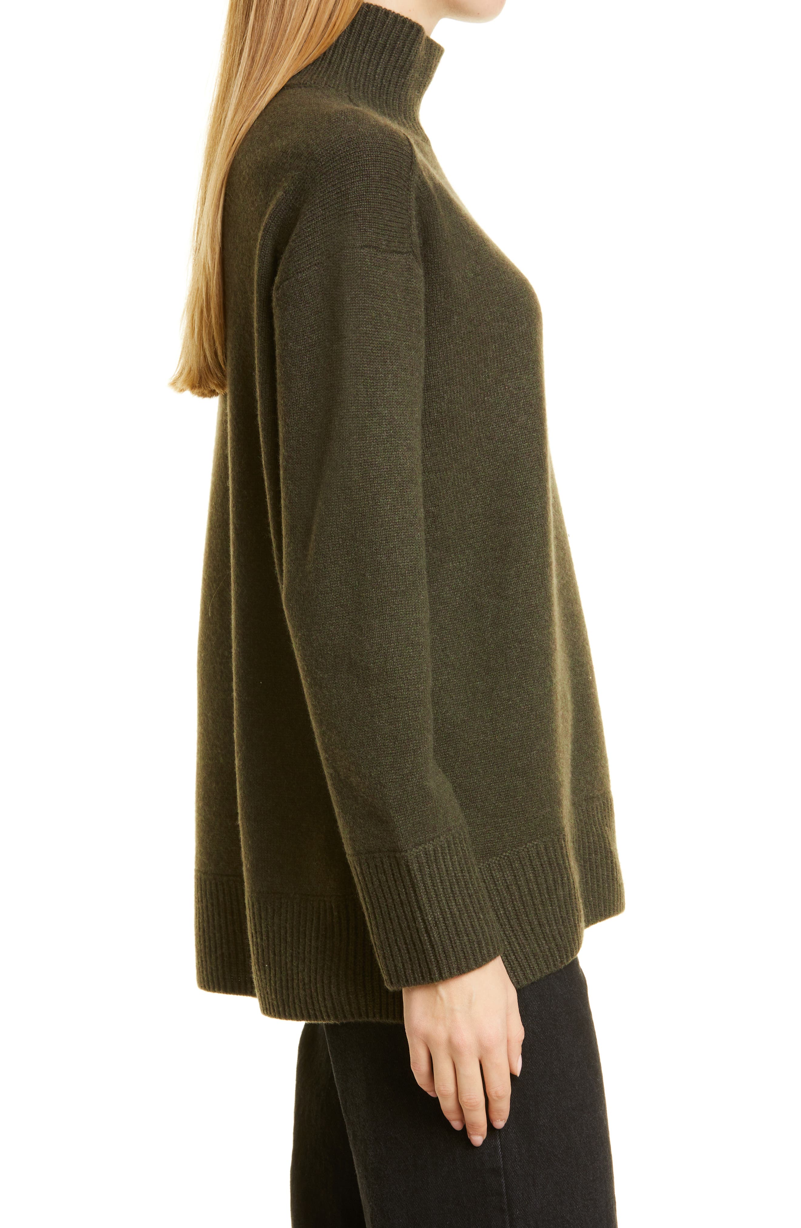 vince side slit sweater