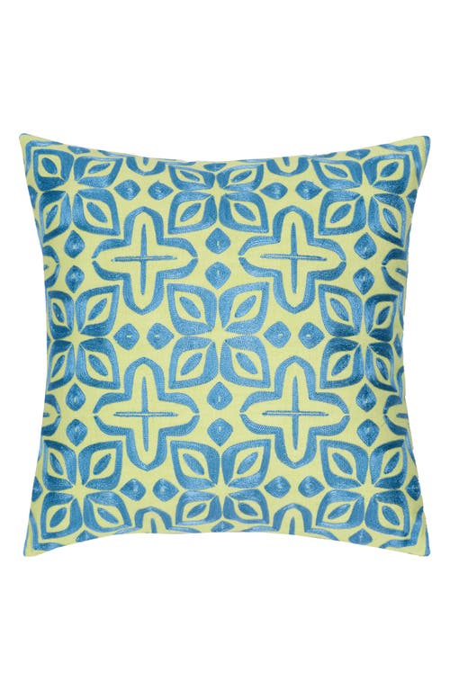 Rochelle Porter Beauty Cotton Accent Pillow in Blue/Sunshine at Nordstrom, Size 20X20