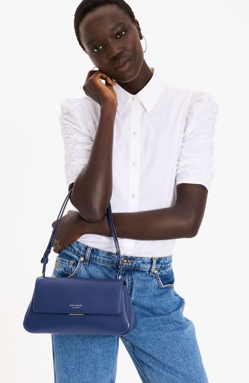 Kate Spade New York Grace Smooth Leather Convertible Shoulder Bag In Deep Lake