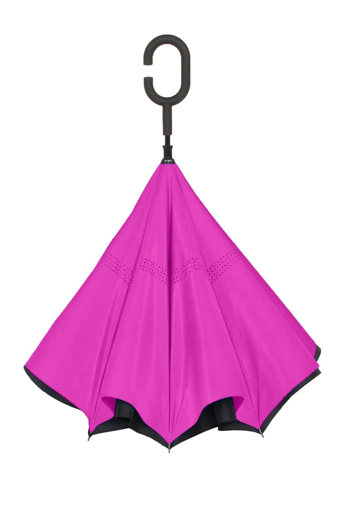 Shedrain Unbelievabrella Reversible Umbrella In Open Pink3