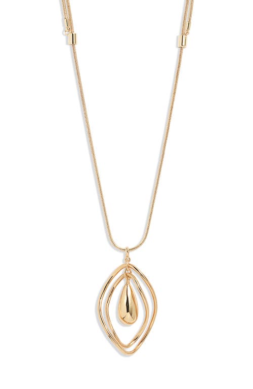 Shop Nordstrom Orbital Pendant Necklace In Gold