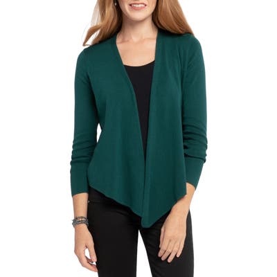 Nic+Zoe Four-Way Cardigan, Green