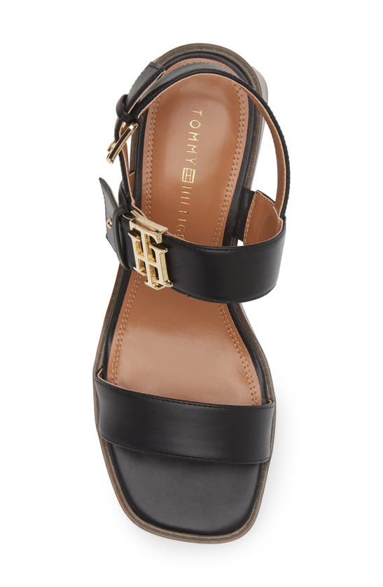 Shop Tommy Hilfiger Toliza Slingback Sandal In Black