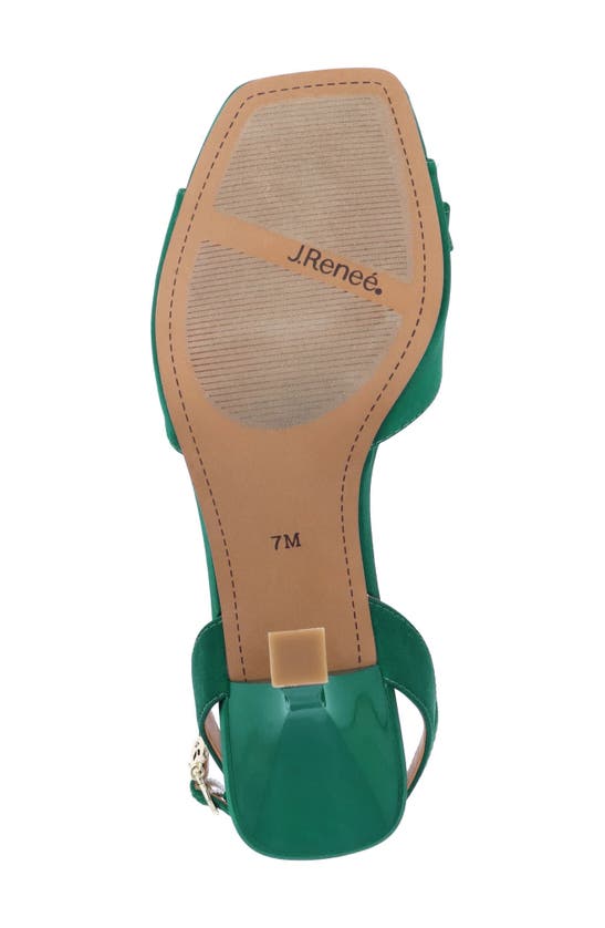 Shop J. Reneé Nishia Ankle Strap Sandal In Emerald