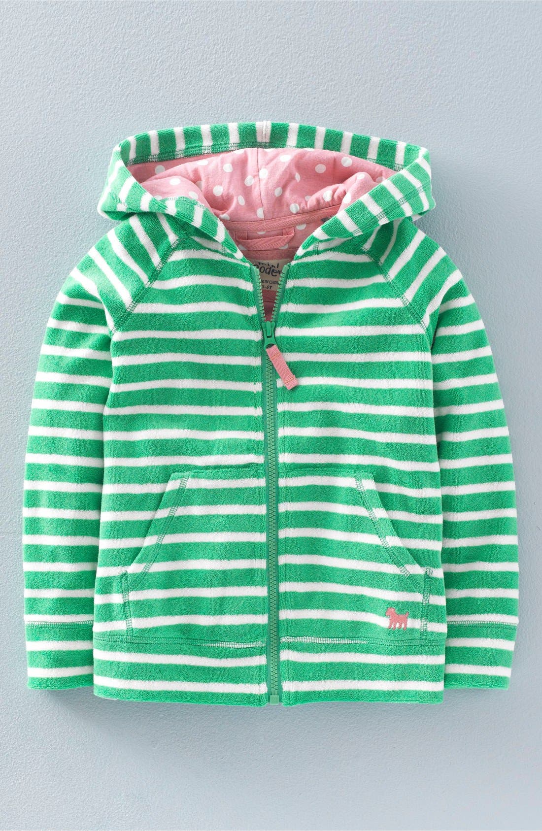 mini boden toweling hoodie