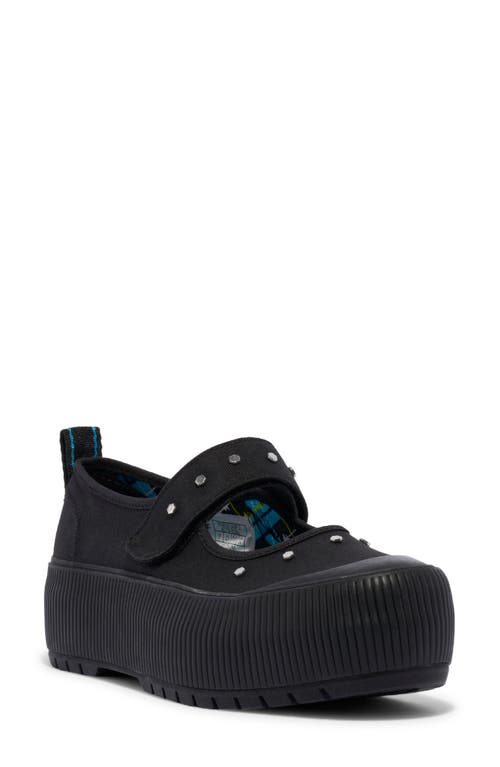 Keds ® X Monster High Mary Jane Platform Sneaker In Black Canvas