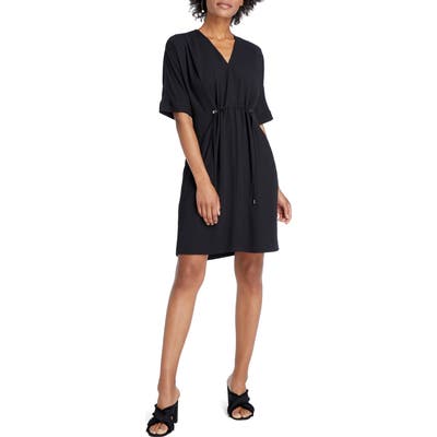 Nic+Zoe V-Neck Shift Dress, Black