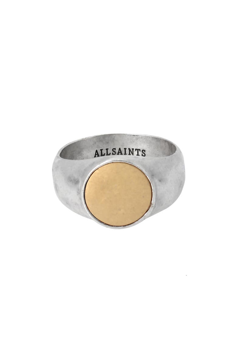 AllSaints Men's Two-Tone Signet Ring | Nordstrom