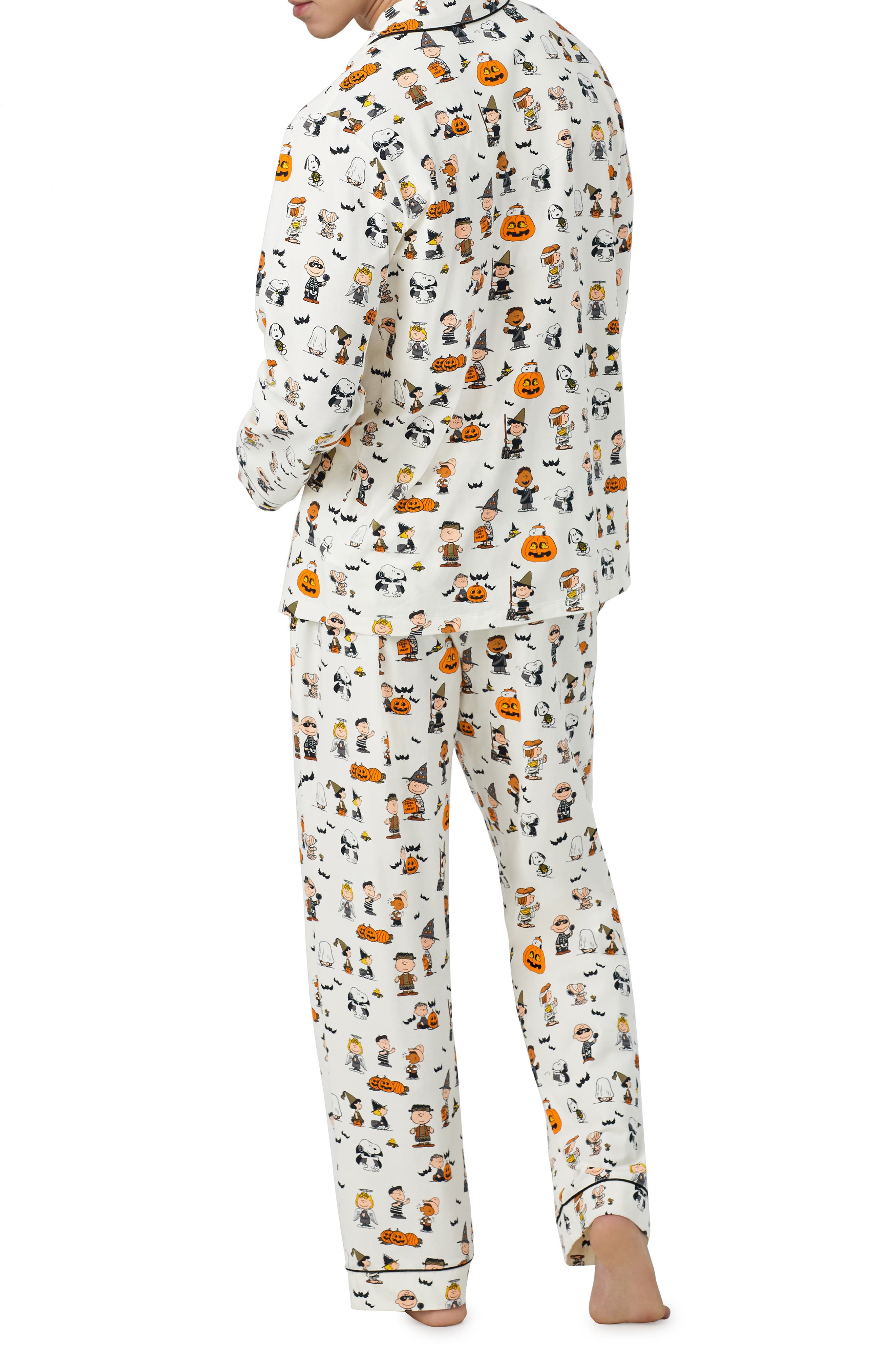 BedHead Pajamas x Peanuts® Snoopy's Halloween Print Organic Cotton