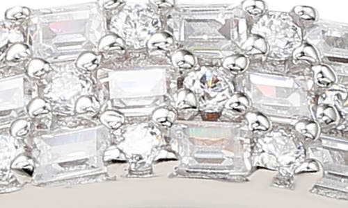 Suzy Levian Sterling Silver Cubic Zirconia Ring In White