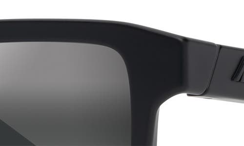 Shop Maui Jim Kahiko 53mm Polarizedplus2® Gradient Square Sunglasses In Matte Black