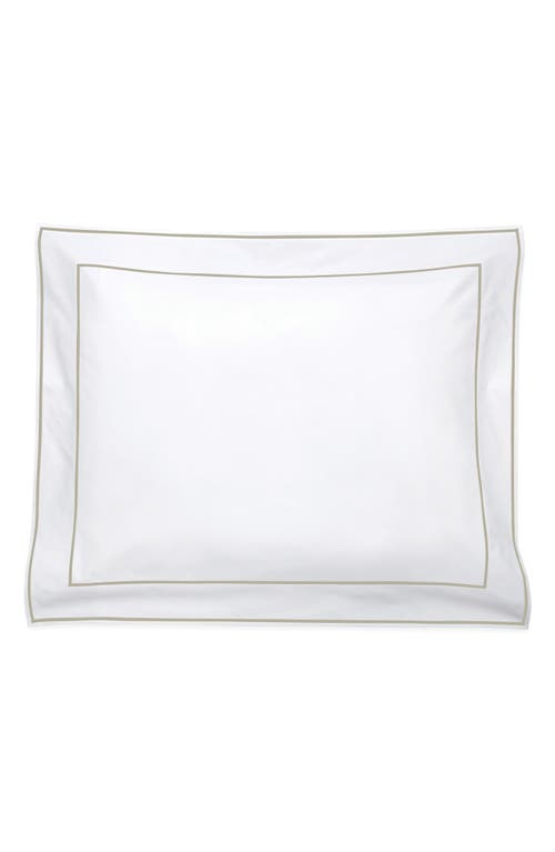 Shop Matouk Ansonia Pillow Sham In White/almond