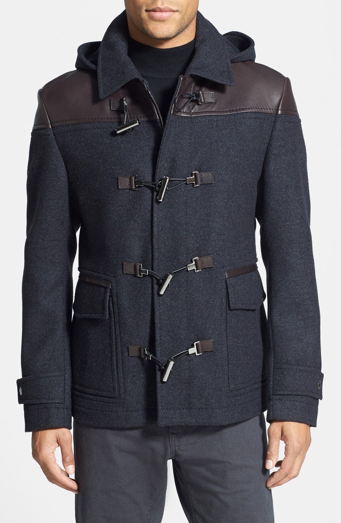 hugo boss duffle coat