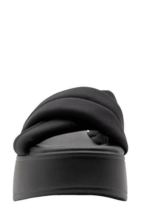 Shop Volatile Yelepa Water Resistant Platform Sandal In Black