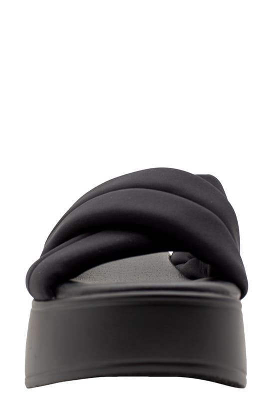 Volatile Yelepa Water Resistant Platform Sandal In Black