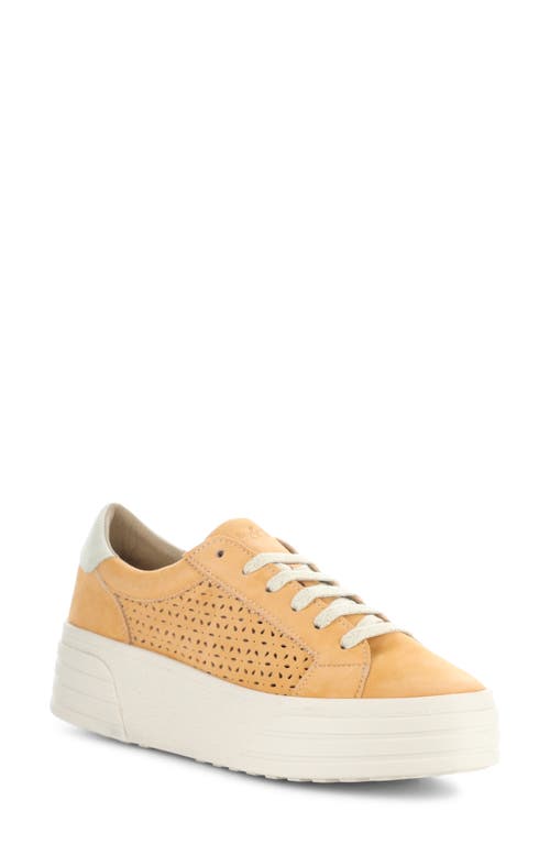 Shop Bos. & Co. Lotta Platform Sneaker In Tangerette/marfil