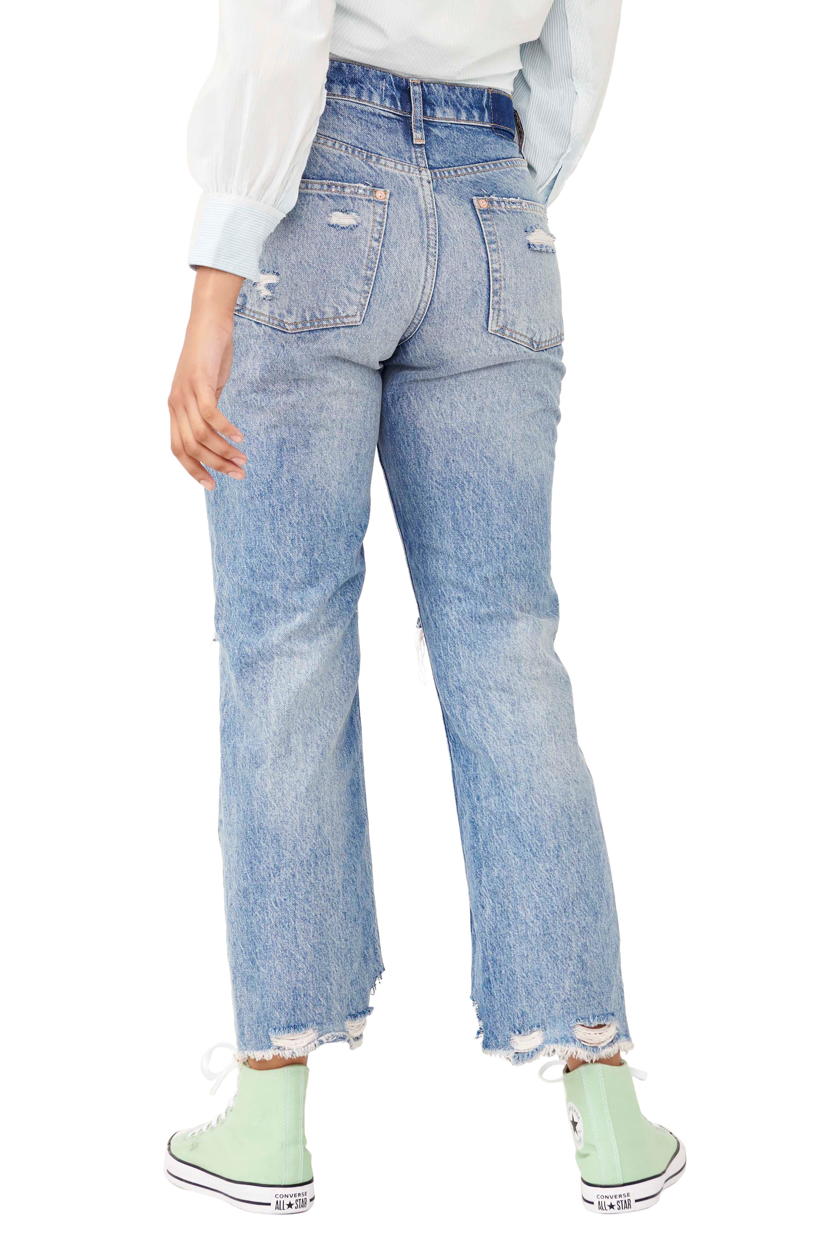 distressed baggy boyfriend jeans