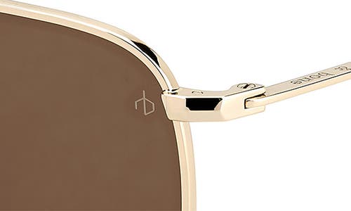 Rag & Bone 53mm Navigator Sunglasses In Gold