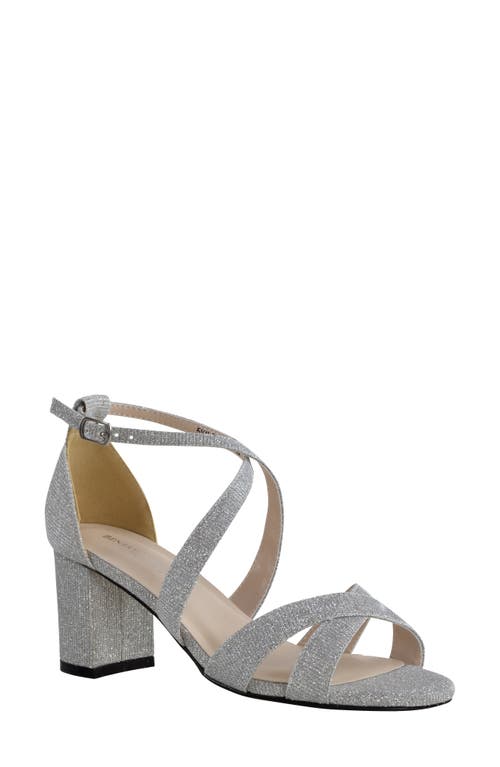 Touch Ups Audrey Block Heel Sandal Silver at Nordstrom,