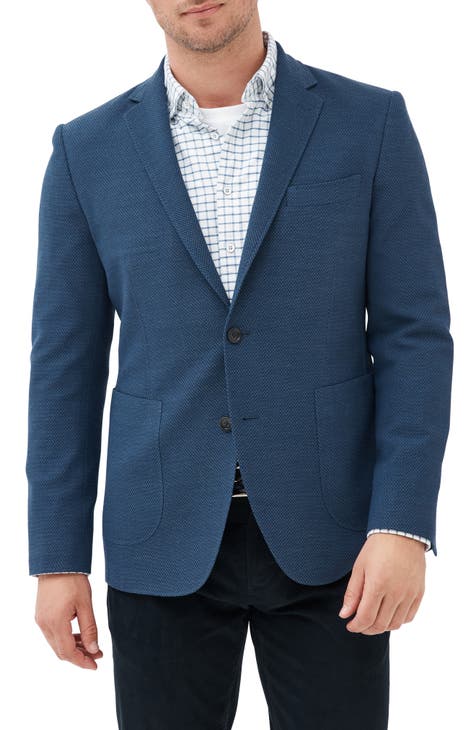 NWT AllSaints Men's store Dunn Regular Fit Linen Blend Blazer