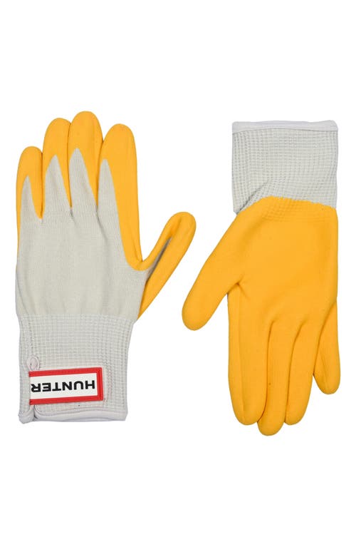 Rubberized Garden Gloves in Yellow