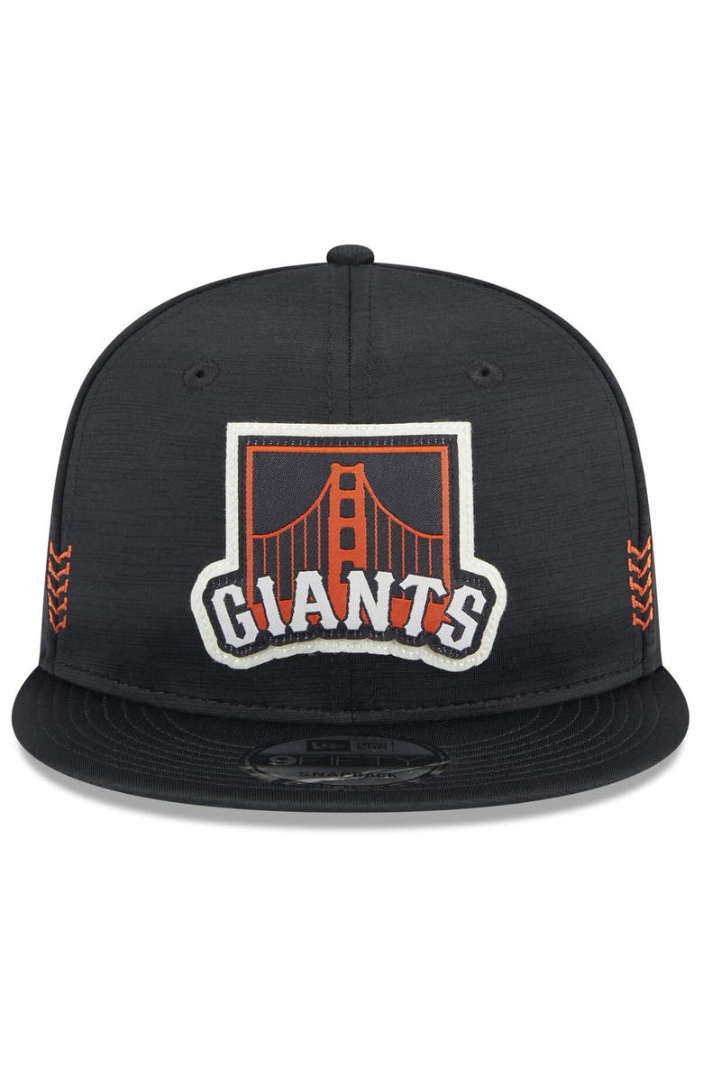 Casquette New Era San Francisco Giants 9Fifty – Snapback Noir Et Orange – Taille Adulte Unique