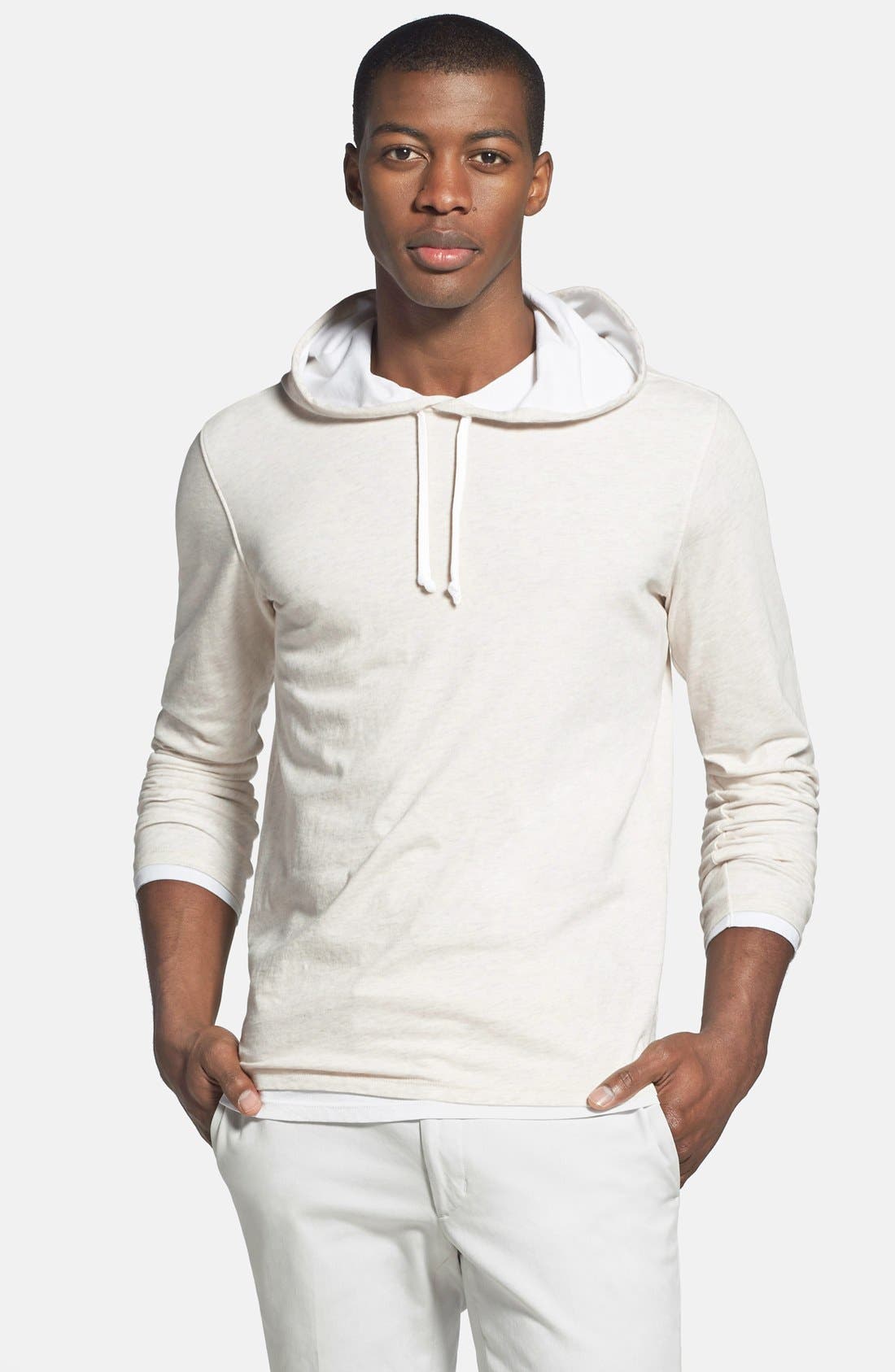 Vince Double Layer Hoodie Nordstrom
