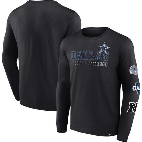 Fanatics Men's Branded Navy Dallas Cowboys Advance to Victory Long Sleeve  T-shirt