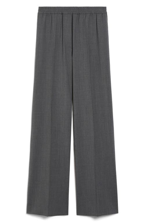 Shop Max Mara Weekend  Petra Elastic Waist Pants In Medium Grey