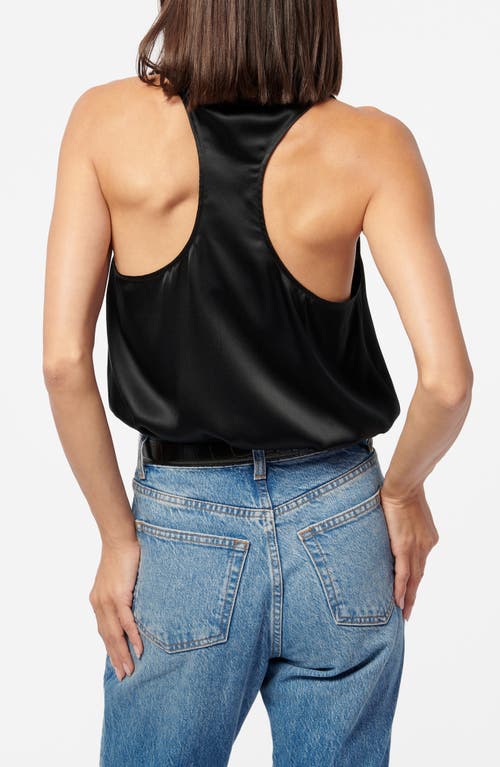 Cami Nyc Jane Silk Charmeuse Tank In Black