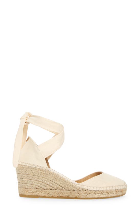 Toni Pons Julia Wraparound Espadrille Wedge In Ecru